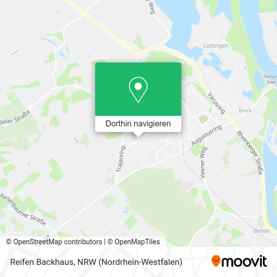 Reifen Backhaus Karte