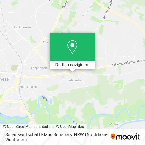 Schankwirtschaft Klaus Schepers Karte