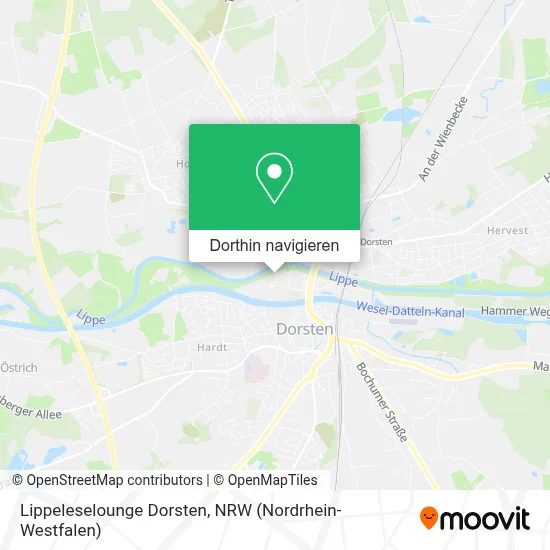 Lippeleselounge Dorsten Karte