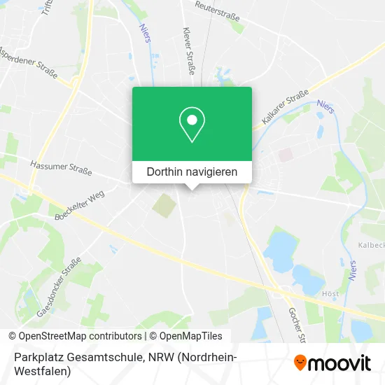 Parkplatz Gesamtschule Karte