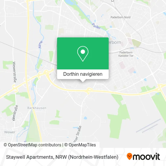 Staywell Apartments Karte