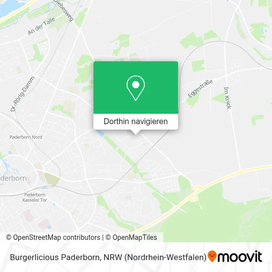 Burgerlicious Paderborn Karte