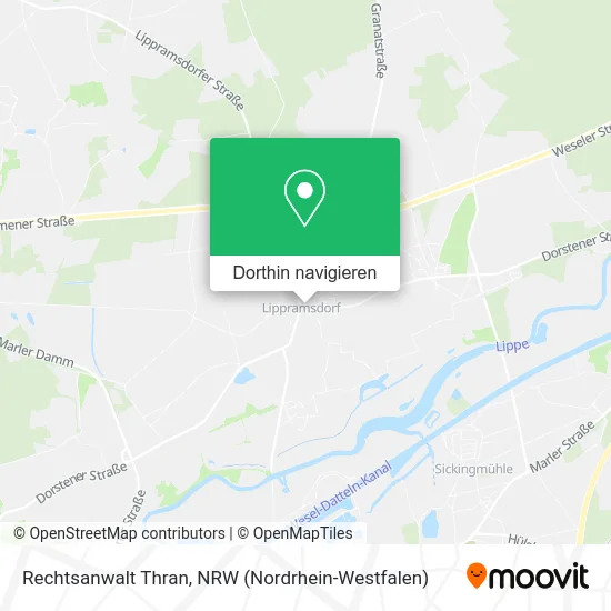 Rechtsanwalt Thran Karte