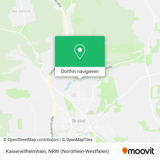 Kaiserwilhelmhain Karte