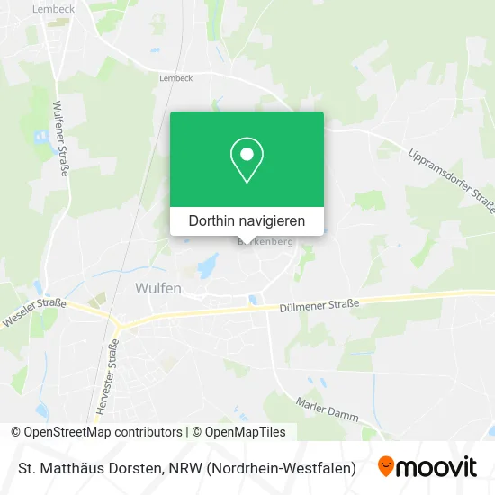 St. Matthäus Dorsten Karte