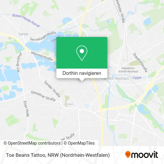 Toe Beans Tattoo Karte