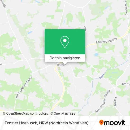 Fenster Hoebusch Karte