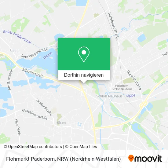 Flohmarkt Paderborn Karte