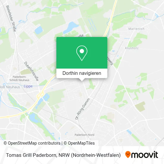 Tomas Grill Paderborn Karte