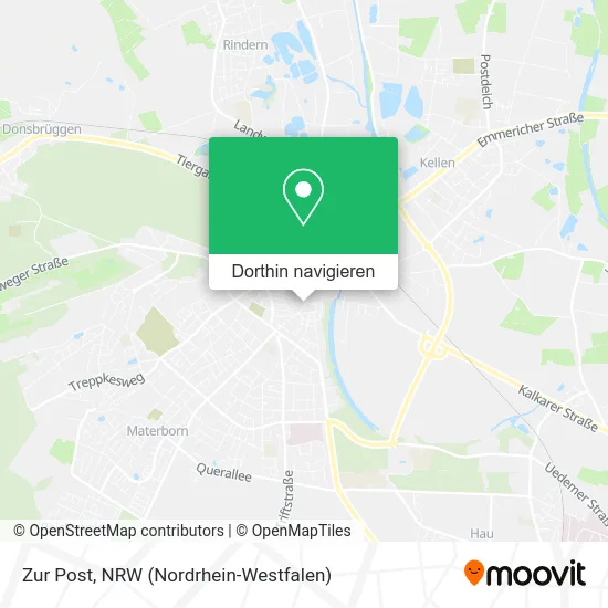Zur Post Karte