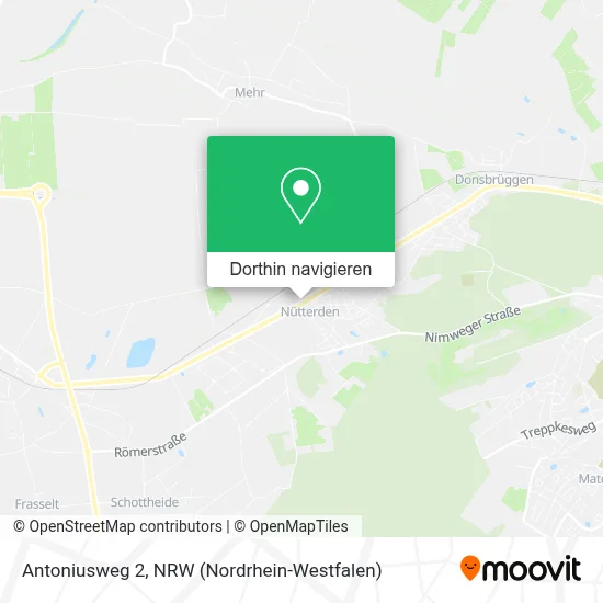 Antoniusweg 2 Karte