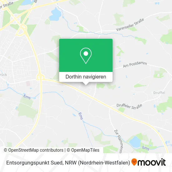 Entsorgungspunkt Sued Karte