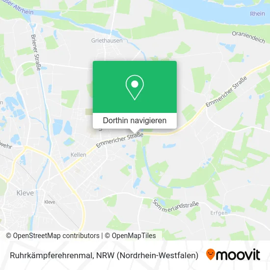 Ruhrkämpferehrenmal Karte