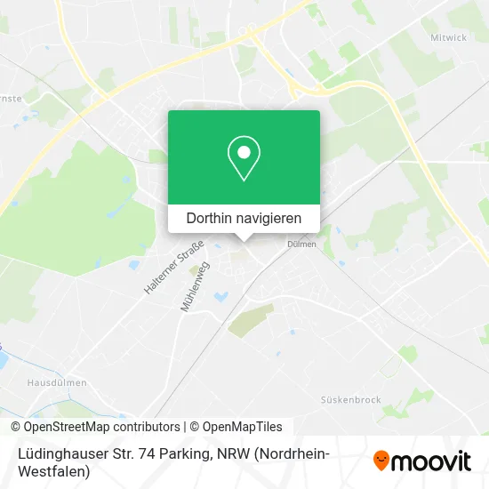 Lüdinghauser Str. 74 Parking Karte