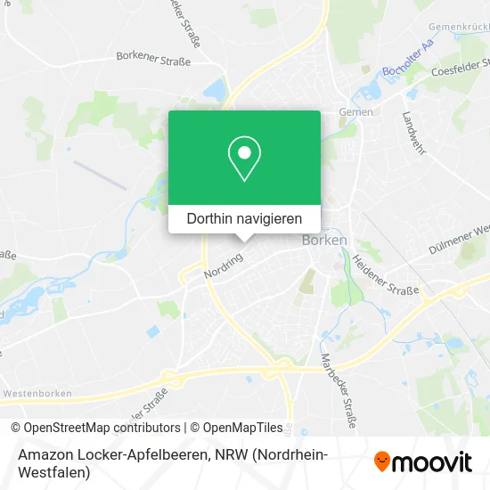 Amazon Locker-Apfelbeeren Karte