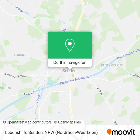 Lebenshilfe Senden Karte