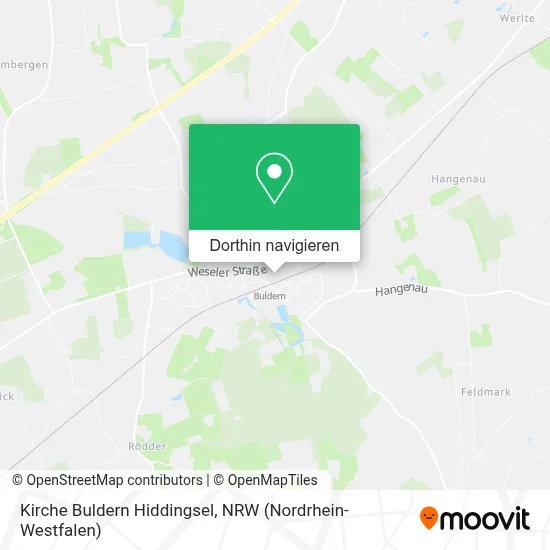 Kirche Buldern Hiddingsel Karte