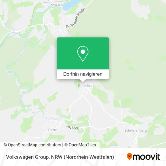 Volkswagen Group Karte