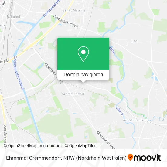 Ehrenmal Gremmendorf Karte