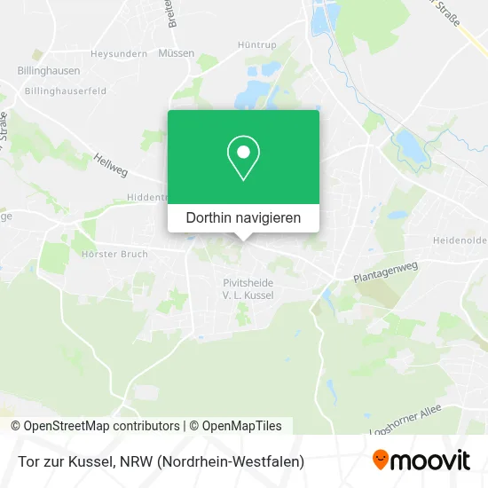 Tor zur Kussel Karte