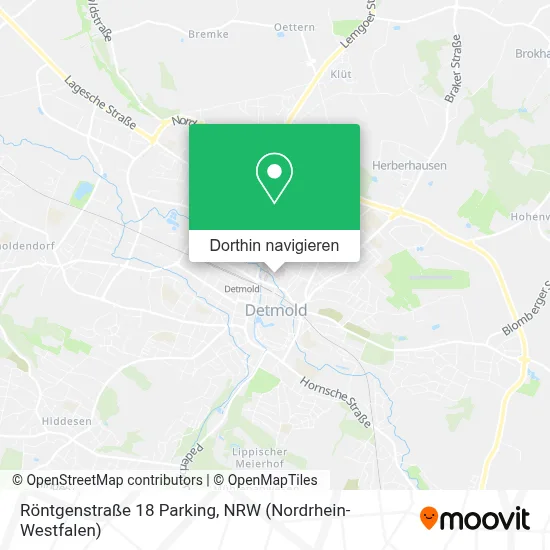 Röntgenstraße 18 Parking Karte