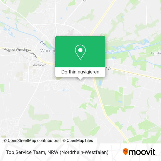 Top Service Team Karte