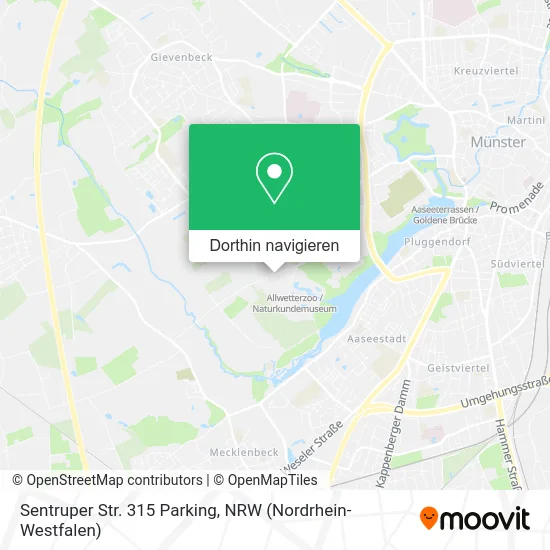 Sentruper Str. 315 Parking Karte