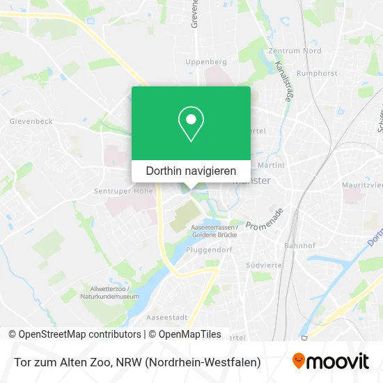 Tor zum Alten Zoo Karte