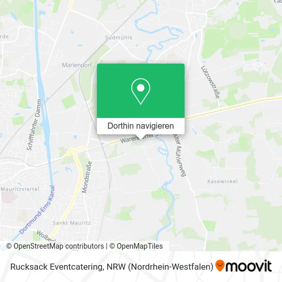 Rucksack Eventcatering Karte