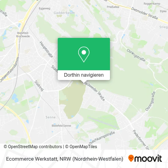 Ecommerce Werkstatt Karte