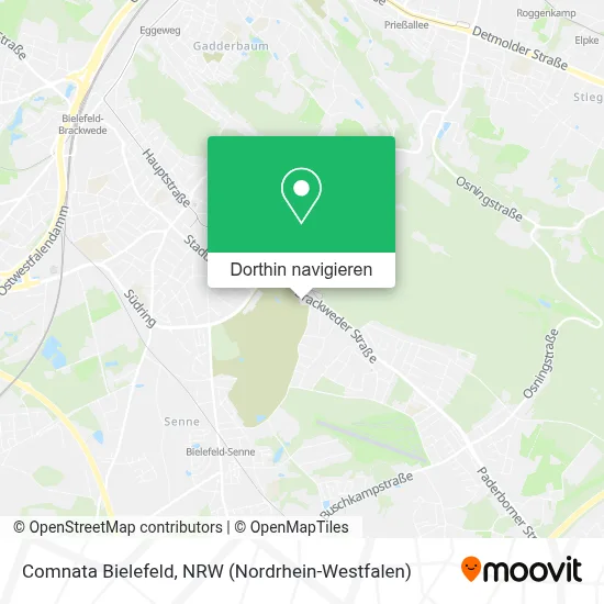 Comnata Bielefeld Karte