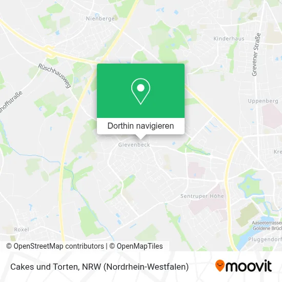 Cakes und Torten Karte