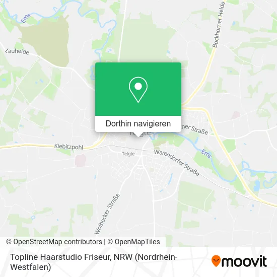 Topline Haarstudio Friseur Karte