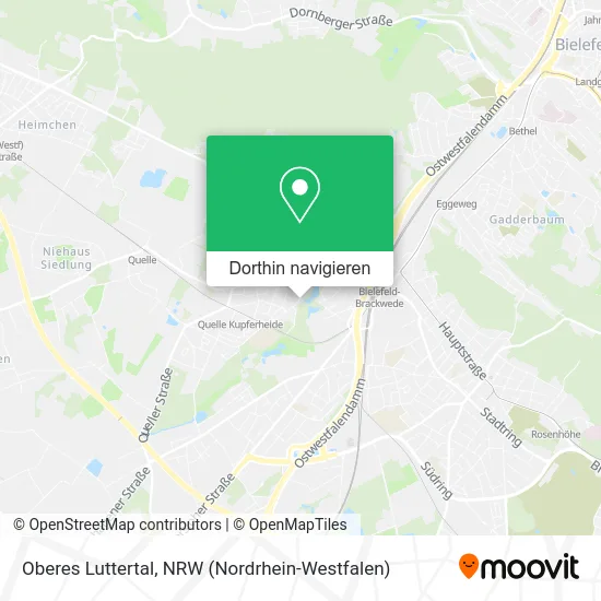 Oberes Luttertal Karte