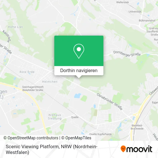 Scenic Viewing Platform Karte