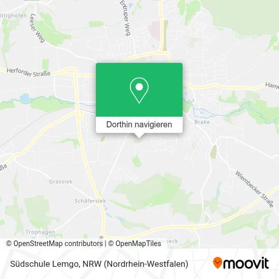 Südschule Lemgo Karte