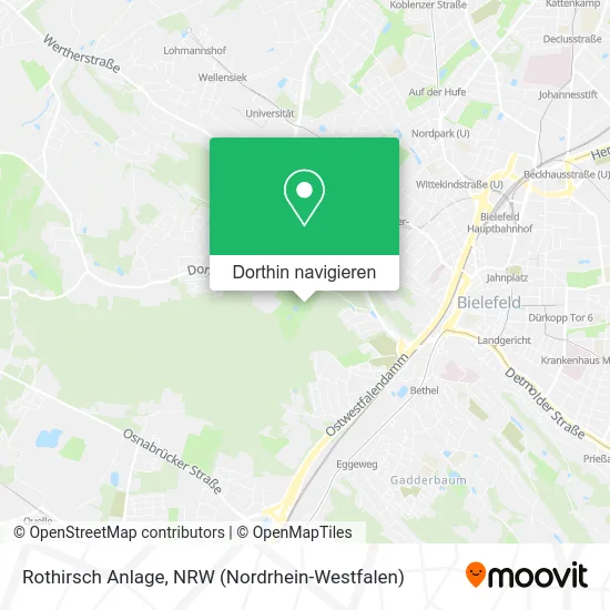 Rothirsch Anlage Karte