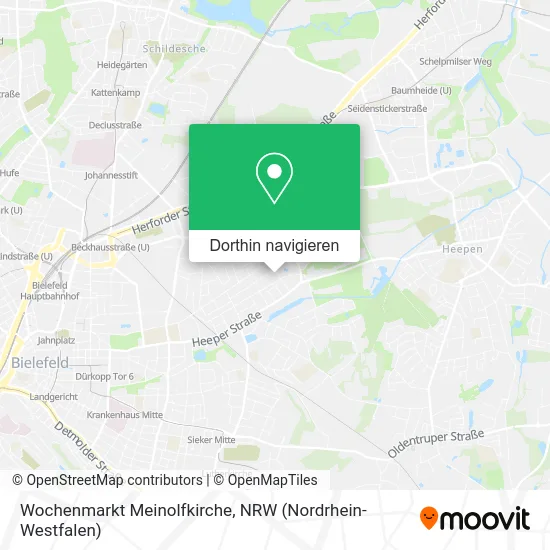 Wochenmarkt Meinolfkirche Karte