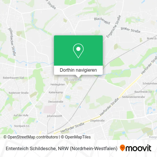Ententeich Schildesche Karte