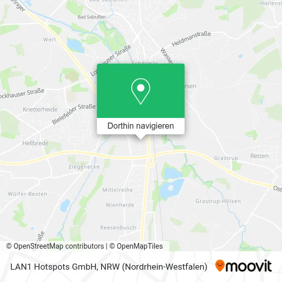 LAN1 Hotspots GmbH Karte