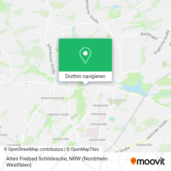 Altes Freibad Schildesche Karte