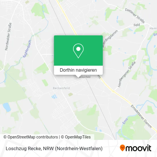 Loschzug Recke Karte