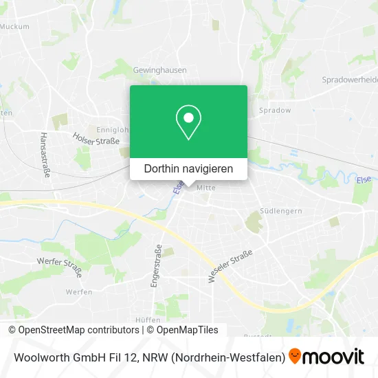 Woolworth GmbH Fil 12 Karte