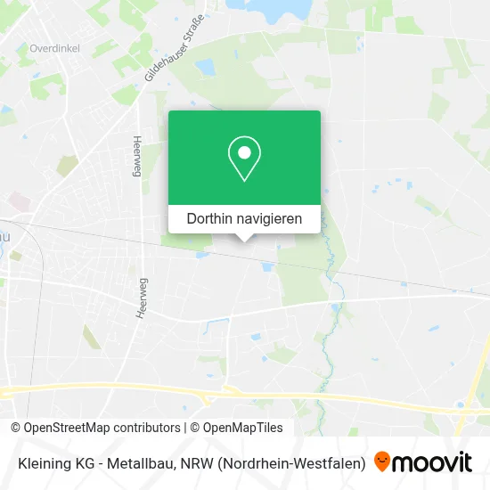 Kleining KG - Metallbau Karte