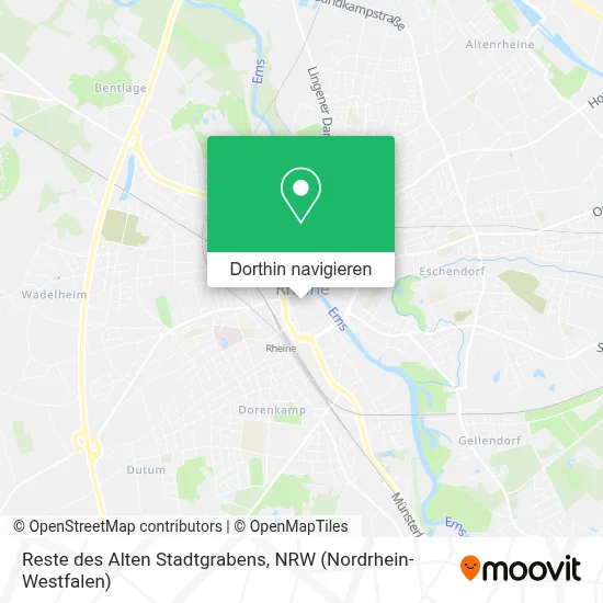 Reste des Alten Stadtgrabens Karte