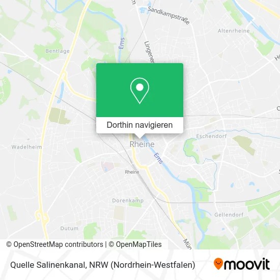 Quelle Salinenkanal Karte