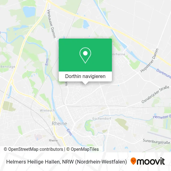 Helmers Heilige Hallen Karte