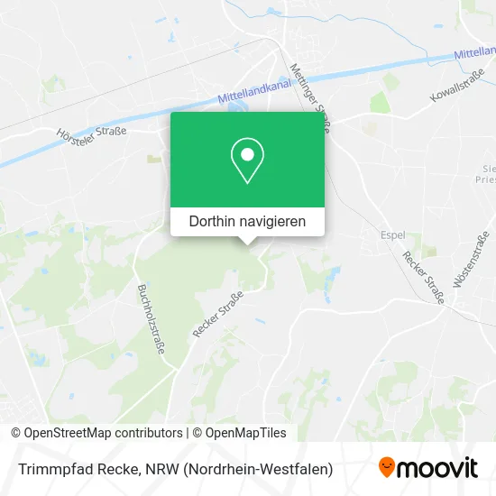 Trimmpfad Recke Karte