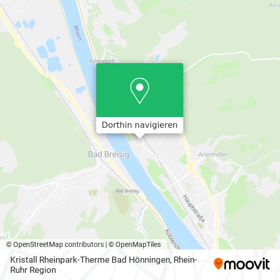 Kristall Rheinpark-Therme Bad Hönningen Karte