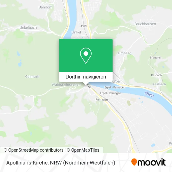 Apollinaris-Kirche Karte